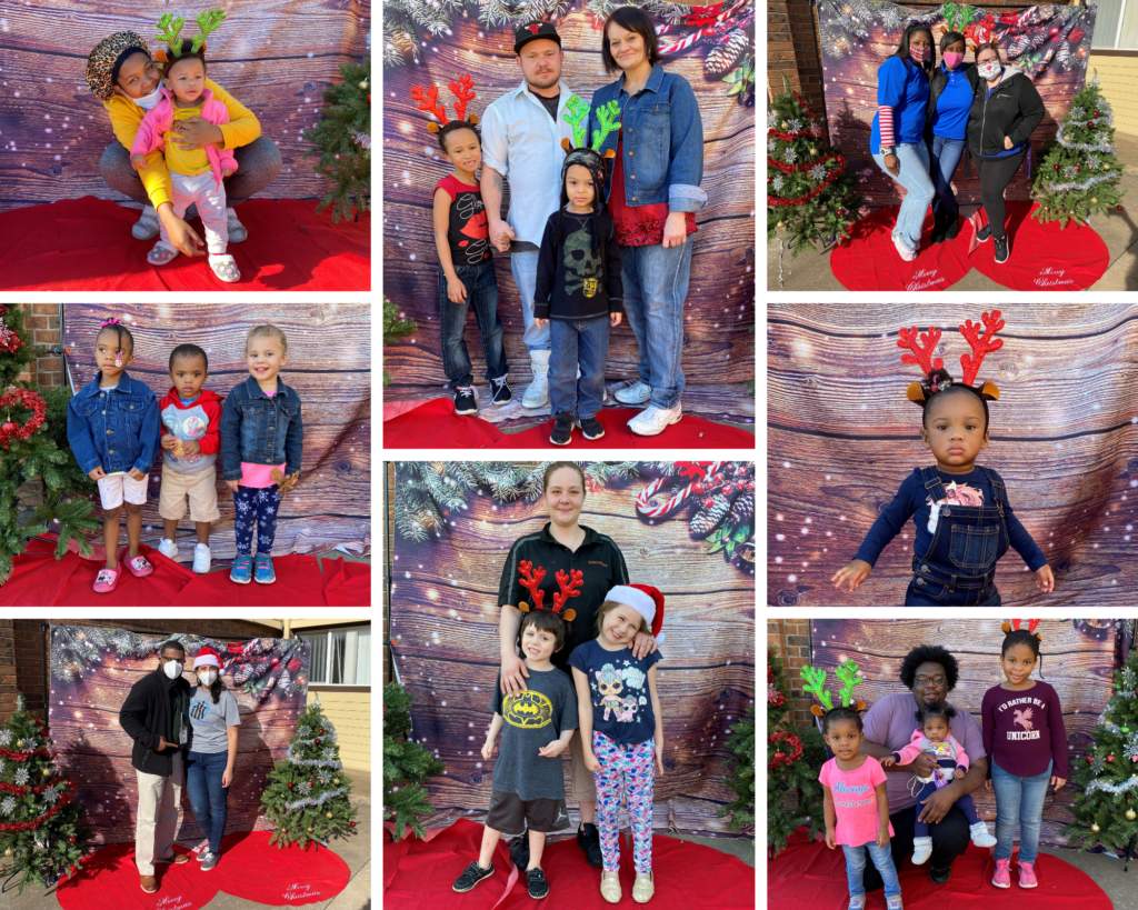 Collage: Holiday Photos of our Tulsa Families